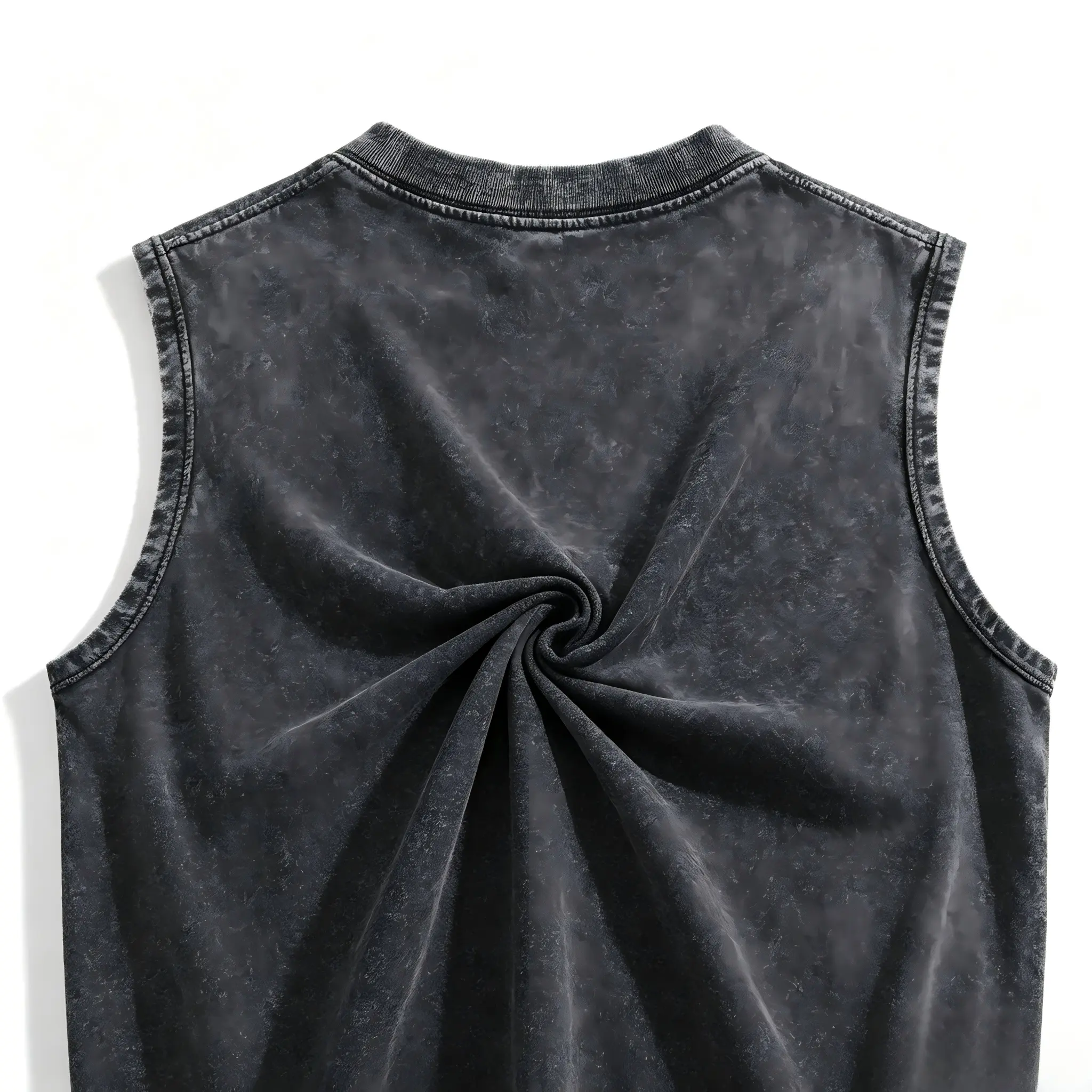Washed Vests_Black