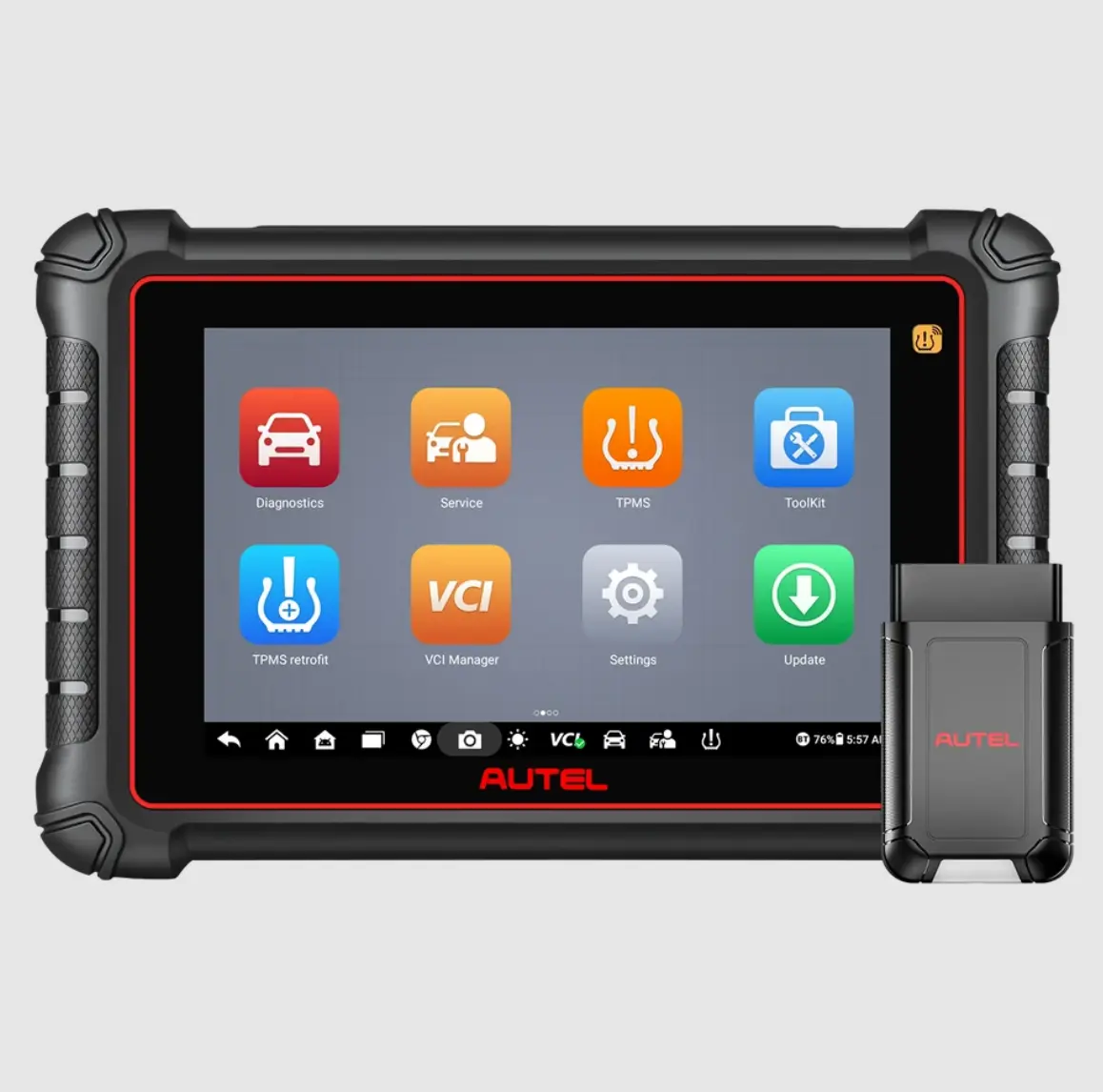 Autel MaxiPRO MP900TS Automotive Diagnostic Tablet Tool - 8-in HD Display, Android 11, Wi-Fi Enabled, Full TPMS Prog., ECU Coding, Code Reading, 3000+ Active Tests, CAN-FD & DoIP, 40+ Services, Fuel Injector Pump Cycling, for General Repair Facilities