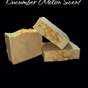 Goat Milk Soap Cucumber Melon Scent Fragrance Scented Moisture Aroma Skin Repair Cleansing Comfort