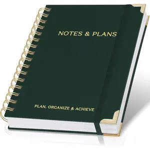 Aesthetic Daily Planner And Notebook With Hourly Schedule - Aesthetic Spiral  Notepad For Work/ to Organize Tasks And Appointments - Stylish School/Office Supplies Book For Women