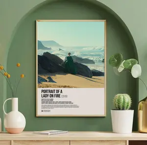 Portrait of a Lady on Fire Romantic Drama Film Poster Marianne Heloise Minimalist Vintage Art Print Poster Alternative Gift Decor Unframed