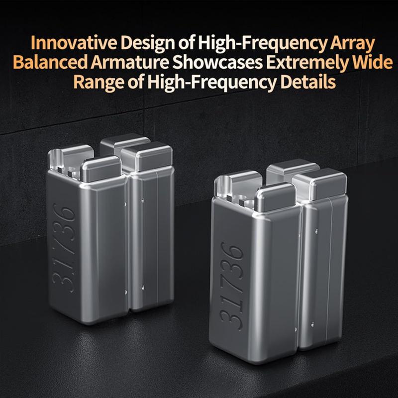 in Ear  IEM Headphones,KZ ZS12 PRO X 1DD+5BA Hybrid Wired Gaming Earbuds,KZ Earbuds Earphones, in Ear Headphones with 2PIN  for Audiophile (Dark Black,Tunable Version, NO Microphone)