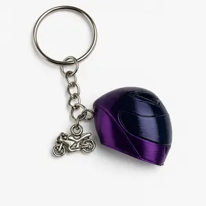 MotoRPM Helmet Keychain