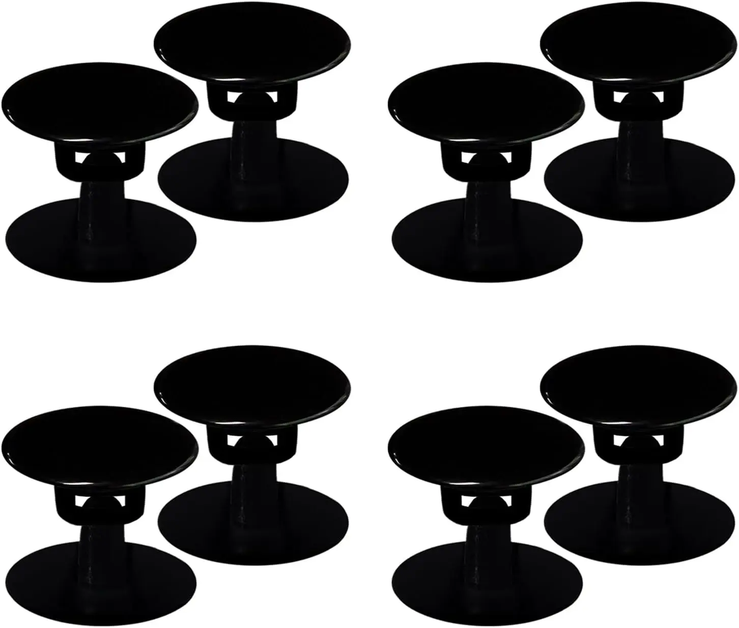 8 Sets Replacement Rivets Button for Beach Shoe (Black)