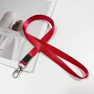 1/5/10 PCS Red Lanyards Bulk Set | Value Pack for ID Badge Holders & Name Tags | Durable Neck Straps for Events, Staff & Classroom | High Visibility Red