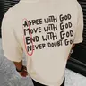 Men's Regular Fit Slogan Print Round Neck Sleep Tops, Soft Casual Loungewear, Casual Comfy Short Sleeve Loungewear Tee for Daily Home Wear, Men Sleepwear for All Seasons