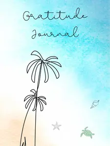 🏝️ Gratitude Beach 🔆 - 90 Day Daily Gratitude Journal