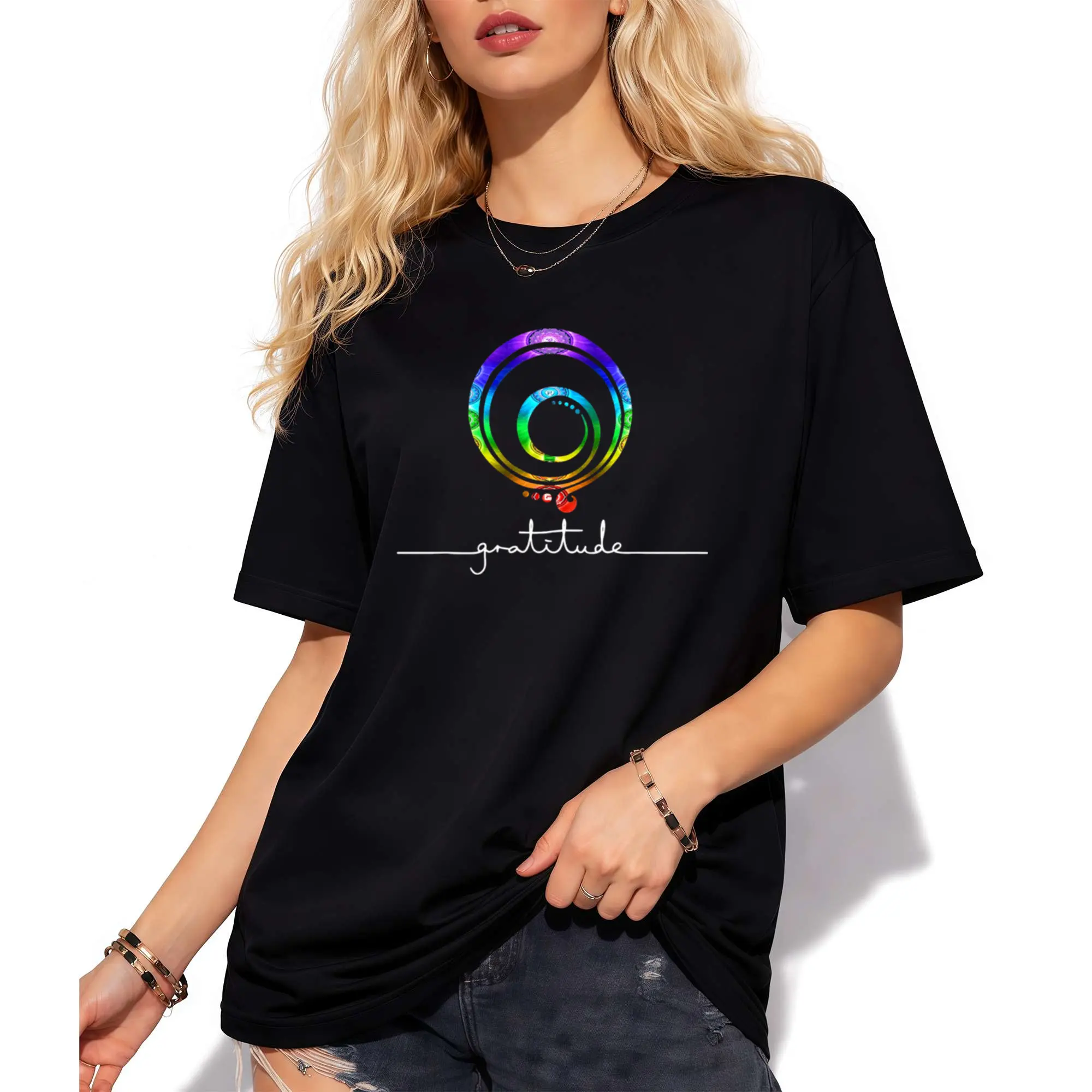 Gratitude Chakra Shirt Gratitude Symbol Inspirational Shirt T-Shirt