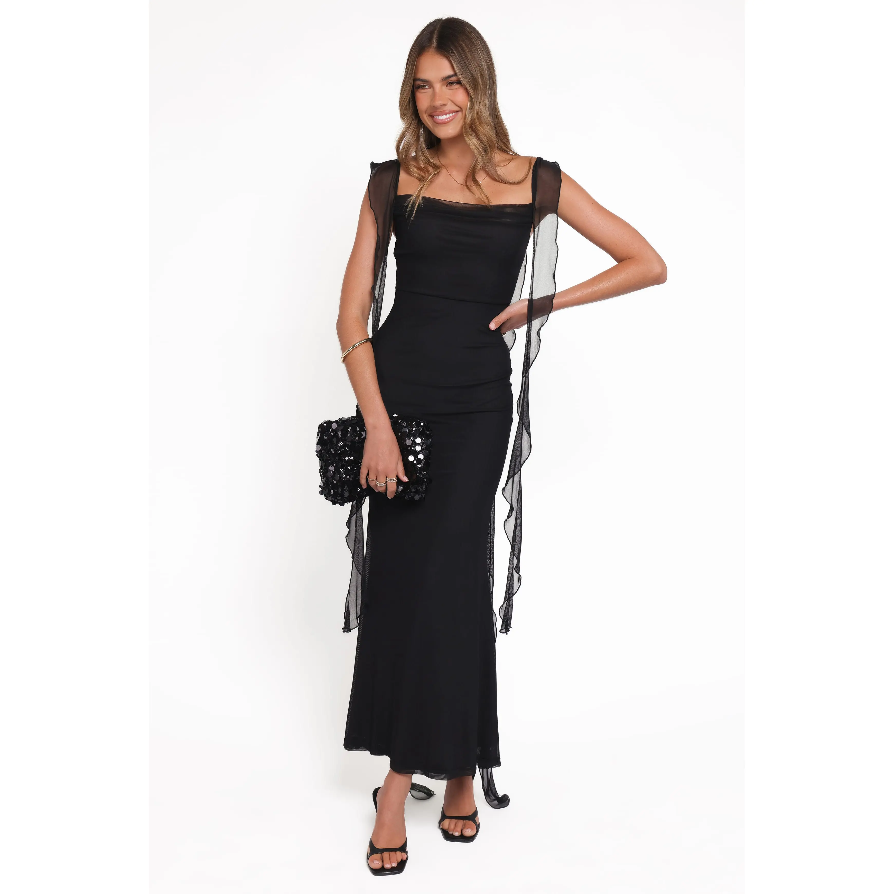 Chiara Maxi Dress - Black