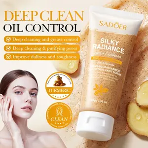 100g Turmeric Niacinamide Facial Scrub Deep Cleansing Hydrating Exfoliating Balm Brightening and Radiance for Healthy Skin