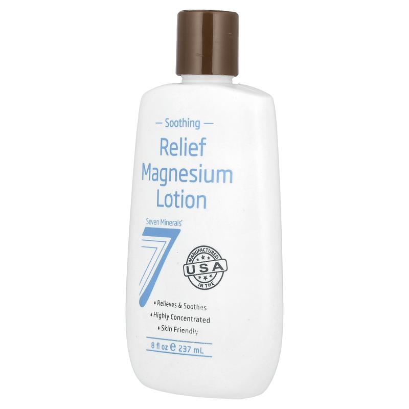 Seven Minerals Soothing Relief Magnesium Lotion, 8 fl oz (237 ml)