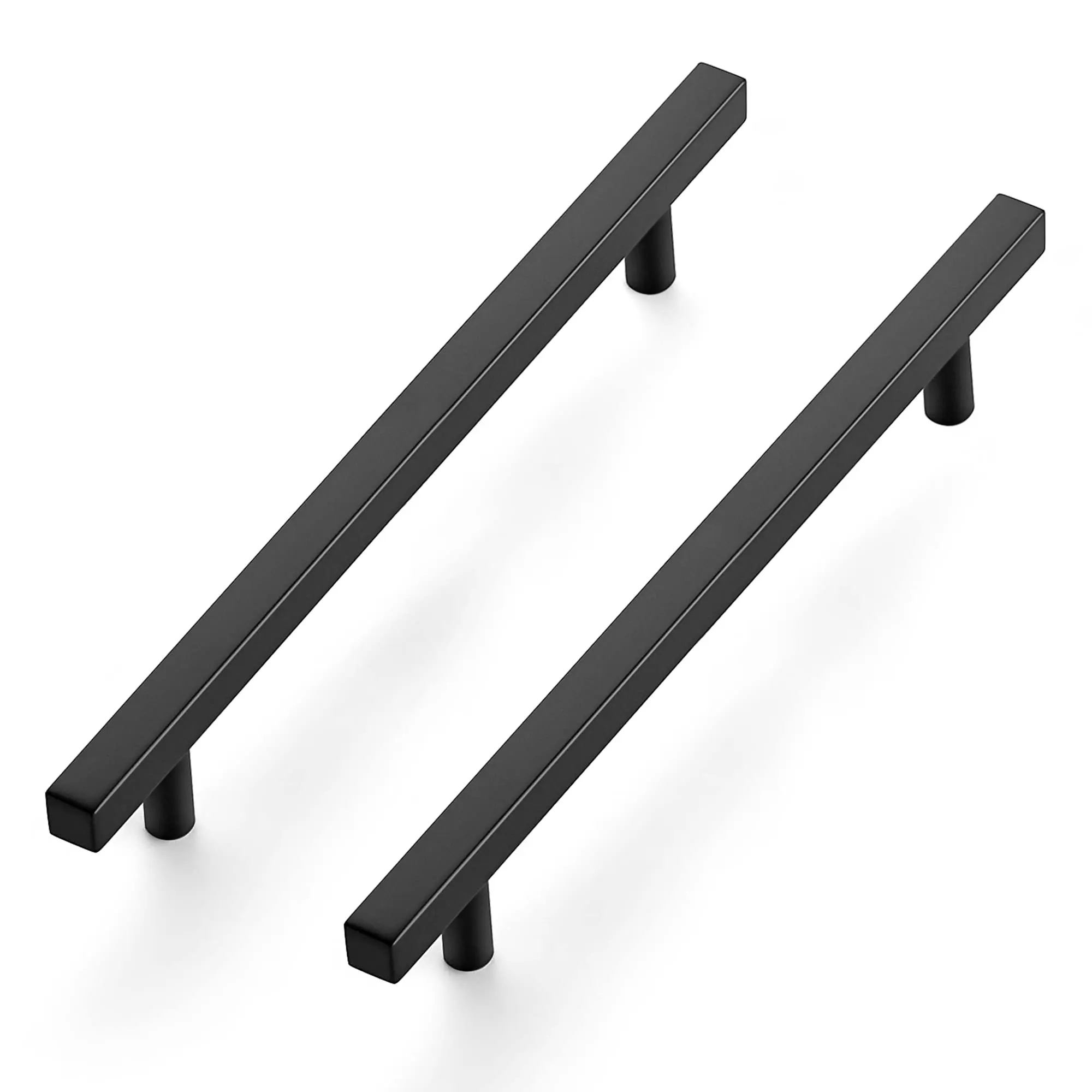 Ravinte 10" Square Cabinet Pulls Stainless Steel Kitchen Cupboard Dresser Handles Cabinet Handles 10" Length, 7-1/2" Hole Center