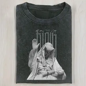 Vintage 90s KINGDOM OF HEAVEN T-SHIRT, KING BALDWIN T-SHIRT, meme shirts, Movie graphic tee, Oversized Washed Tee, Gifts Menswear Top