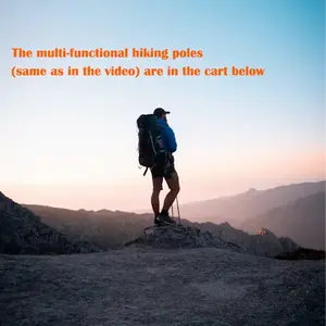 Lightweight Outdoor Hiking Poles-Supports41 Inch, 2.5 lb Weight Capacity, Retractable,Wear-Resistant, Rust-Proof, Non-Slip