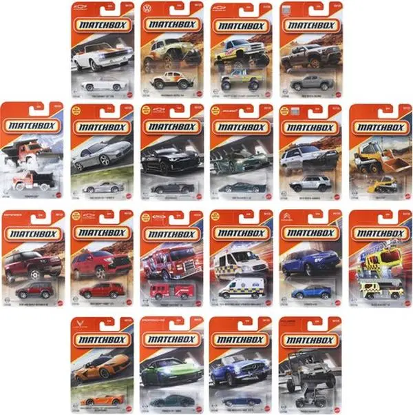 Matchbox 1:64 Basic Car Collection 24-Piece F Assortment  [COLLECTIBLES] Ships IN OWN Container , Toy Car, Assortment