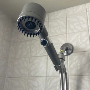 9 Piece Power Shower Head with Spray Mode and Water Dispensing Mechanism