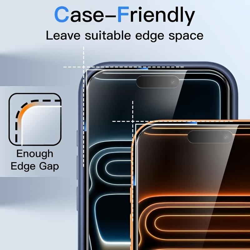 Privacy Screen Protector for iPhone 16/15/14 Pro Max Samsung S24 series, 9H Tempered Glass, Scratch Resistance Military Grade, Anti Fingerprint, No Bubbles, Smooth as Silk shockproof protection