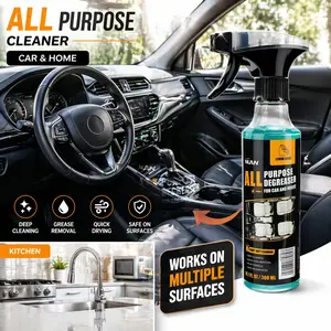 NUAN Multi-Purpose Cleaner Spray for Home & Car, Removes Dirt, Dust & Water Stains, 300ml