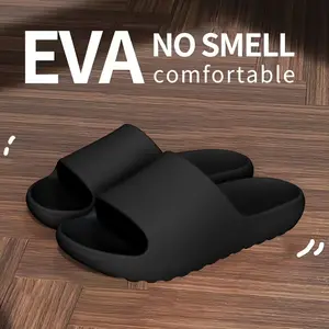 Solid Color Comfy EVA Slides for Men & Women – Lightweight, Non-Slip, Breathable Open-Toe Slippers