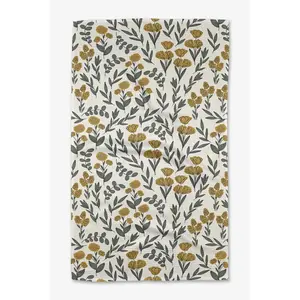 Geometry Charolette/Yellow Tea Towel
