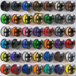 3D Printing Consumables PLA Multi-color Filament Fluorescent Luminous Silk Co-extrusion Rainbow 250 Grams 1.75mm FDM Printer Support