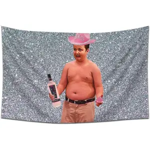 Funny Tapestry Gibby ICarly Banner Flag Wall Art Hanging,For Decorate Clubs Concerts Bars University Dormitories Living Rooms Bedrooms Decor Tapestry Parties,Gift