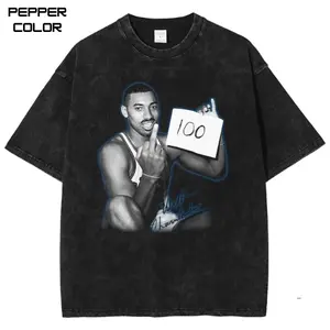 WILT CHAMBERLAIN 100  Graphic Tee, Retro  Basketball Shirt, Game Day Shirt, Unisex Streetwear Tee, cotton crewneck shirt,Trending, All Size, Gift Basketball fans