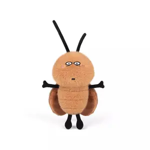 Grape Cockroach Toy Real White Elephant Gift Cartoon Cockroach Plush Small Toy with Mischievous Big Eyes Soft Plush Material Perfect for Quirky Gifts 15cm