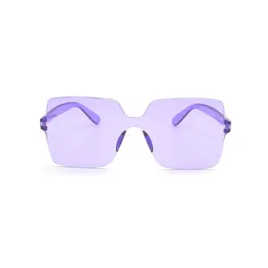 Lavender Dream Rimless Sunglasses