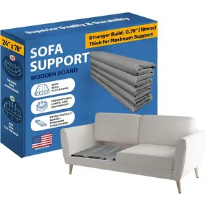 , Couch Board, 24" x 78" Thick Wood Base to Fix Sagging Seats, Reinforced Cushion Panel for Sofas, Chairs & Loveseats, Furniture Seat Saver, Easy Installation