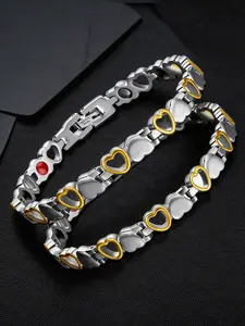 Creative Heart-Shaped Adjustable Wristband, Stylish and Comfortable Accessory, Perfect for Daily Wear, Unique Gift Idea