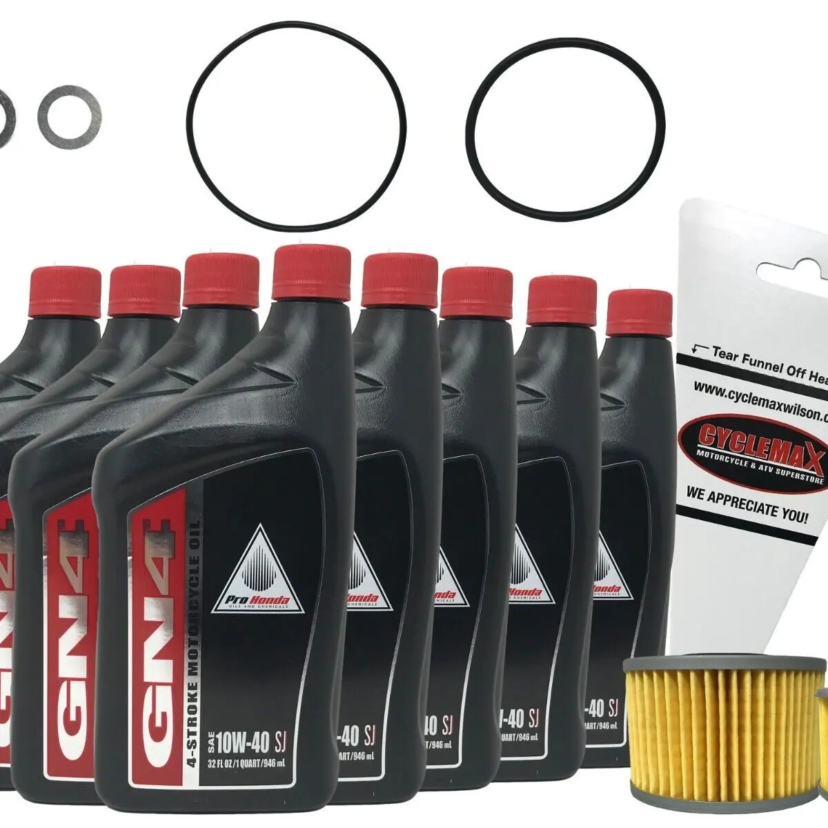 Honda GN4 Standard 10W-40 Oil Change Kit for 2016-2023 PIONEER 1000