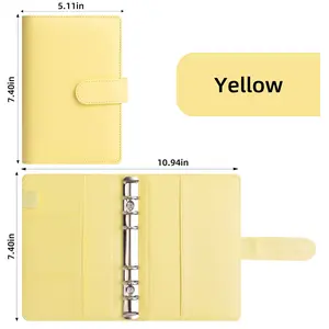 A6 Loose-Leaf Notebook Detachable Cover, Soft Cover Notebook, Portable Note-Taking Journal, Durable Paper Quality, Ideal for School & Office Use