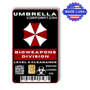 Umbrella Bio Debit Credit Card Cover Vinyl Skin Sticker