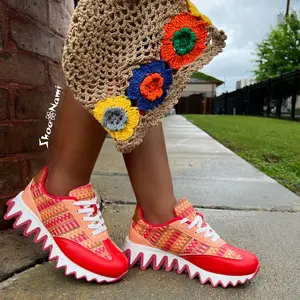 ALESSIA-2 Red Orange Multi