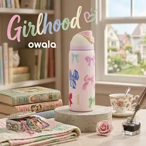 Owala Girlhood 32oz FreeSip Water Bottle, Urban Outfitters Exclusive, Leakproof Insulated Tumbler