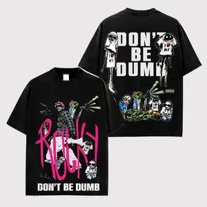 Rocky - Don't Be Dumb 2026 V2 Merch For Asap Mob Fans High-quality Cotton T-Shirt, Rakim Mayers Fan Shirt Hip-Hop Shirt, Don't Be Dumb Tour Merch, Gift For Flacko Rap Fan Graphic Tee v3