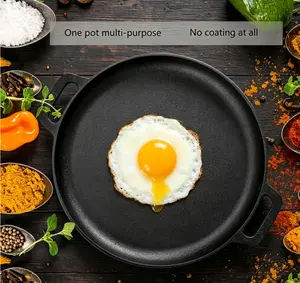 Kitchen tools | Barbecue | Cast iron pizza pans and baking pans that can be used directly