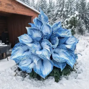 700pcs Enchanting Blue Hosta Seeds All Seasons Easy Gardening Benefits for Shaded Areas Enhance Your Garden's Aesthetic Appeal