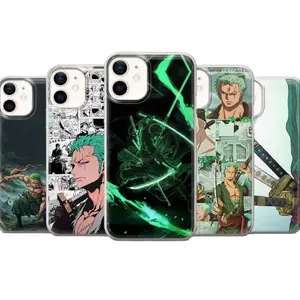 Roronoa Zoro Phone Case One Piece Swordsman Compatible with iPhone 11, 12, 13, 14, 15, 16, 17 & Samsung S22 S23 S24 S25 – check our available sizes