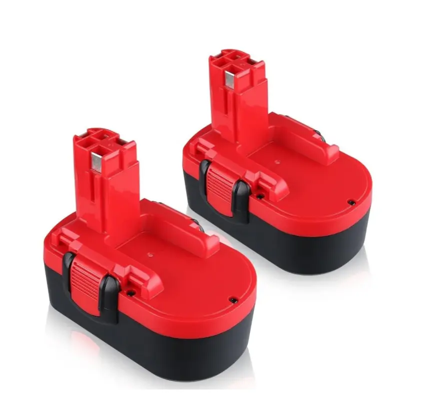 18V 4800mAh Ni-MH Rechargeable Black Batteries, High-Capacity Cordless Tool Accessories with Reliable Stable Output, User-Friendly Design, Replacement for Bosch BAT025 BAT181 Cordless Drill Power Tool, High Capacity Battery Cordless Tool Accessories