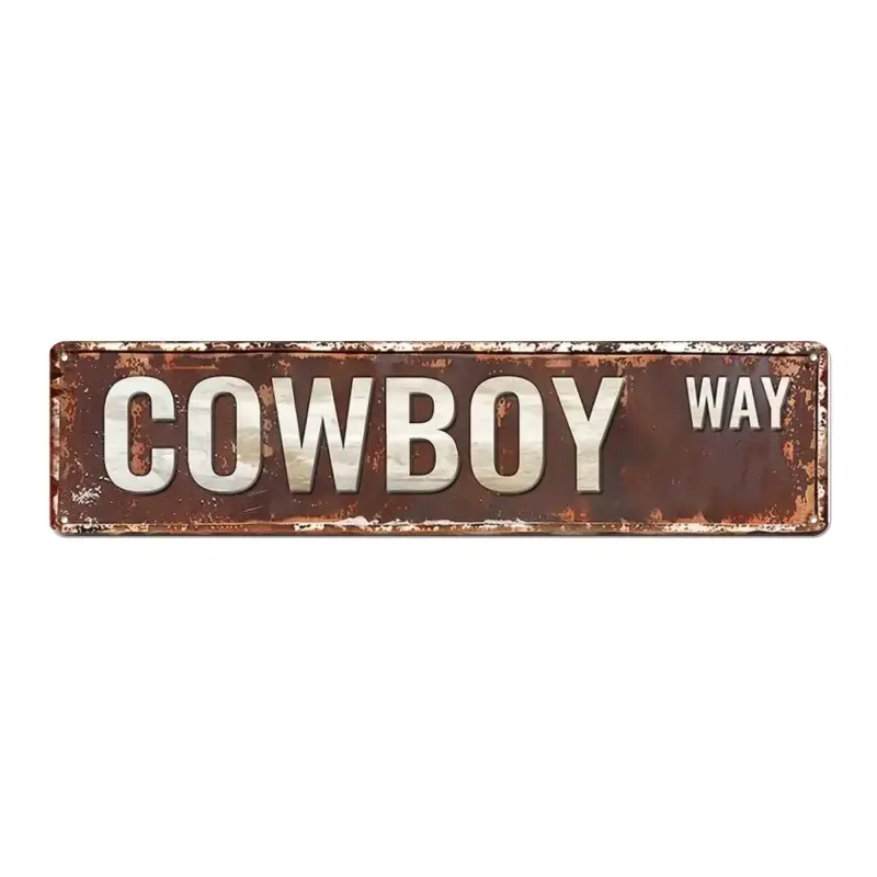 Vintage Aluminum Tin Signboard (16x4 inches) - Multifunctional Wall Art for Home, Kitchen, Garden, Bar, Cafe and Garage Decorations |   Waterproof and Dustproof