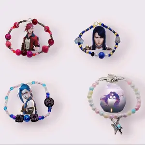 Arcane Inspired Bracelets, Handmade, Unique Fan Jewelry, Gift Idea, Fantasy Bracelet