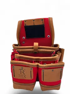 Rex Tool Bags Nylon Fastener Pouches GEN. CARP. (6 Bags)