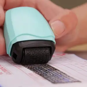 Address Protector Stamp, 1 Count Identity Protective Roller Stamp, Privacy Guard, Confidential Address Covering Stamp, Office Stationery & Supplies