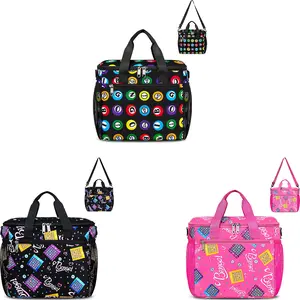 Bingo Bag for Bingo Set Stuff Supplies Bingo Bags with Pockets for Bingo Daubers Dabbers Dobbers Large Bingo Bag with Bingo Balls Print Bingo Accessories for Bingo Game Lovers Players Juego de Bingo