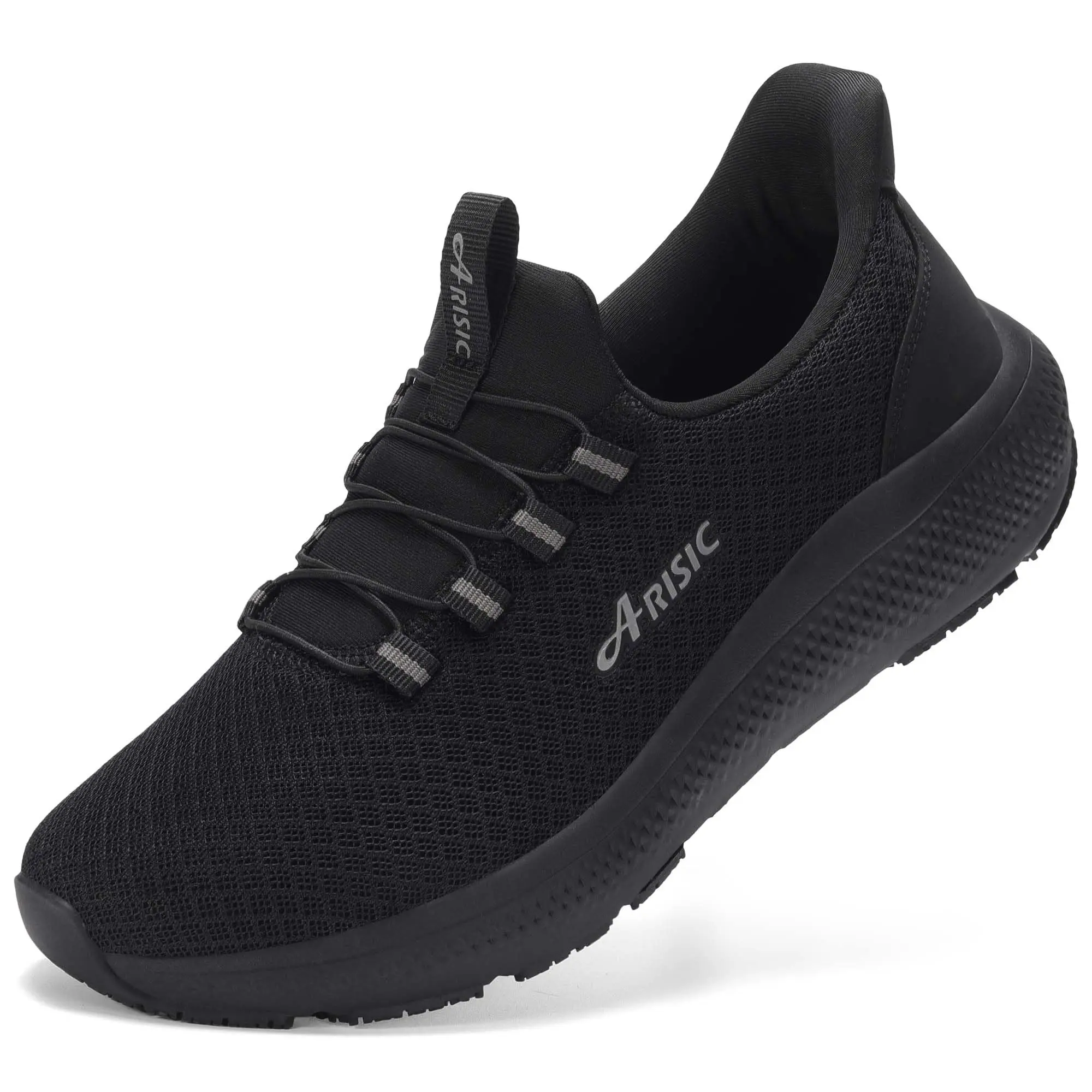 Mens Non Slip Work Shoes Slip On Water Resistant Walking Sneakers Zapatos Trabajo Waterproof Food Service Chef Kitchen
