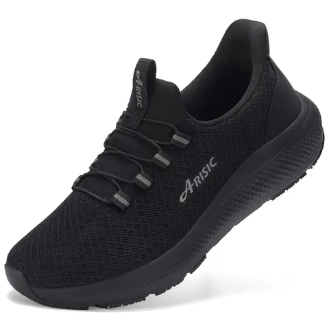 Mens Non Slip Work Shoes Slip On Water Resistant Walking Sneakers Zapatos Trabajo Waterproof Food Service Chef Kitchen