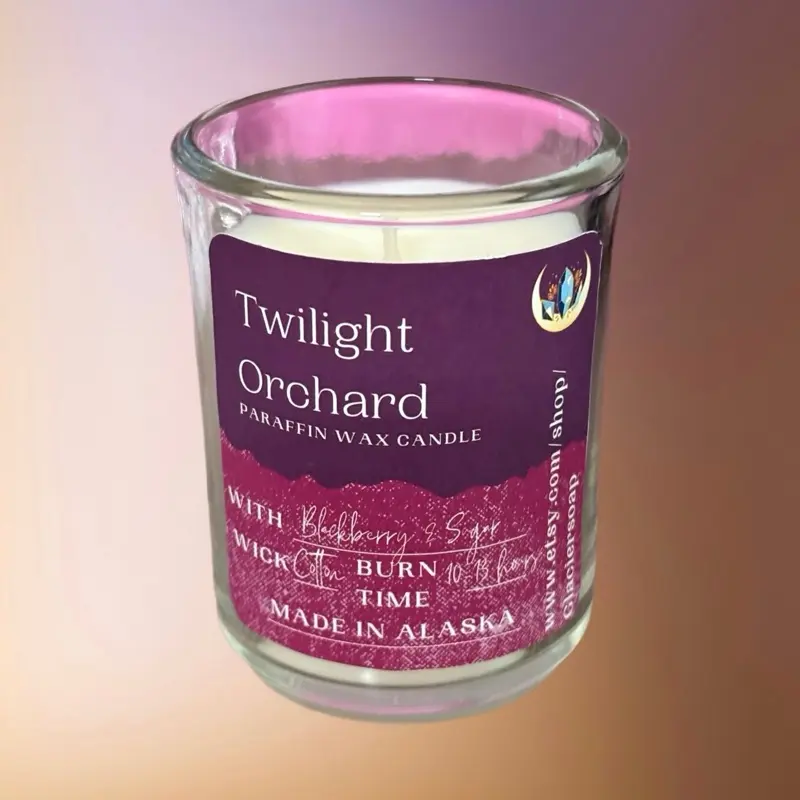Twilight Orchard | Blackberry & Sugar Scented Candle | Sweet and Cozy | 10–13 Hour Burn | Handmade Gift