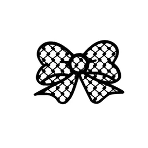 Cute Palestine Keffiyh with Bow Design 8 pcs - Water-resistant Car Decals for Sun Visors & Interior Mirrors - Elegant Girly Sticker Set for Cars Laptops Phones